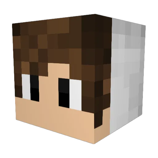 Obituarygolf Minecraft avatar head, 3D render