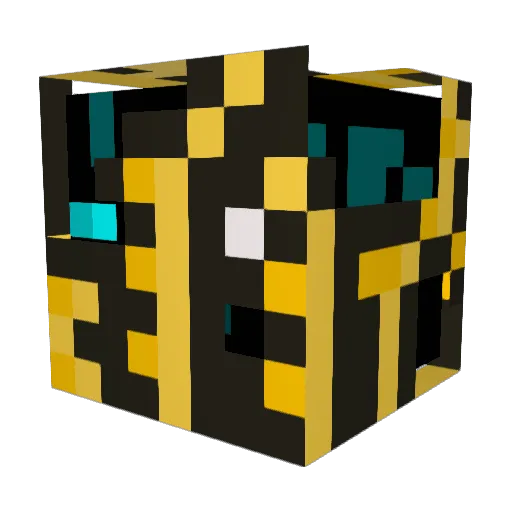 ObjectCoco Minecraft avatar head, 3D render