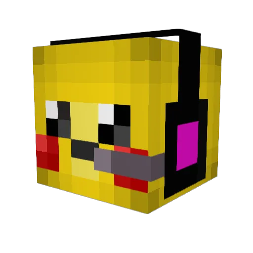 Oblakov Minecraft avatar head, 3D render