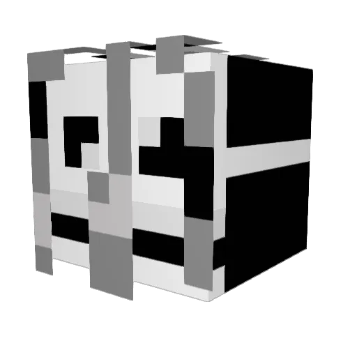 Oblexity Minecraft avatar head, 3D render