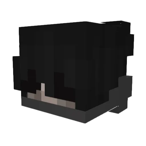 Oblionz Minecraft avatar head, 3D render