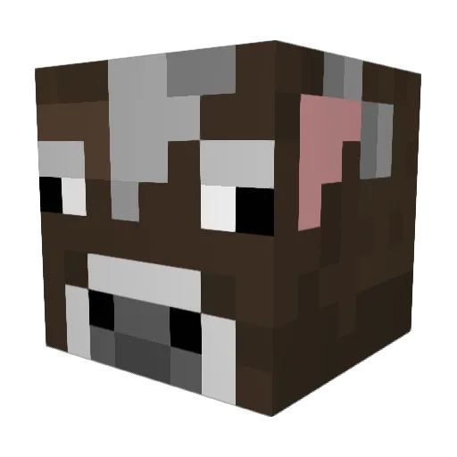 Oblitanios Minecraft avatar head, 3D render