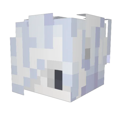 Oblivion404 Minecraft avatar head, 3D render