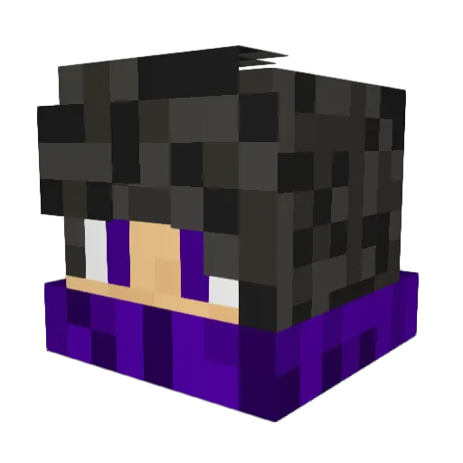 OblivionArc Minecraft avatar head, 3D render