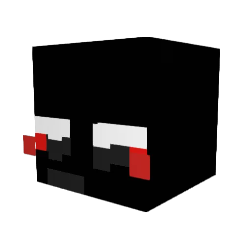OblivionDoom349 Minecraft avatar head, 3D render