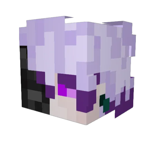 OblivionGM Minecraft avatar head, 3D render