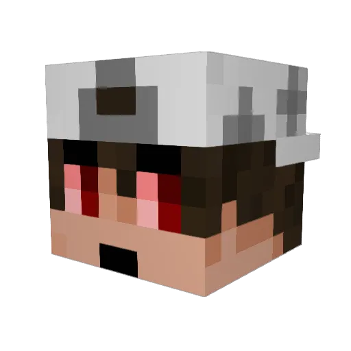 OblivionsMighty Minecraft avatar head, 3D render