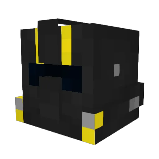 Obliviouusss Minecraft avatar head, 3D render
