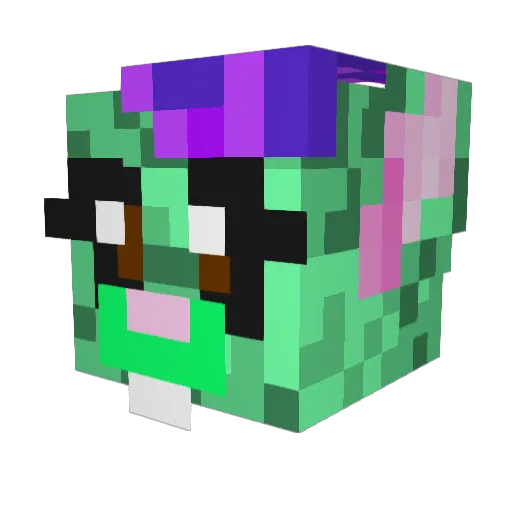 OblongDouch3Boy Minecraft avatar head, 3D render