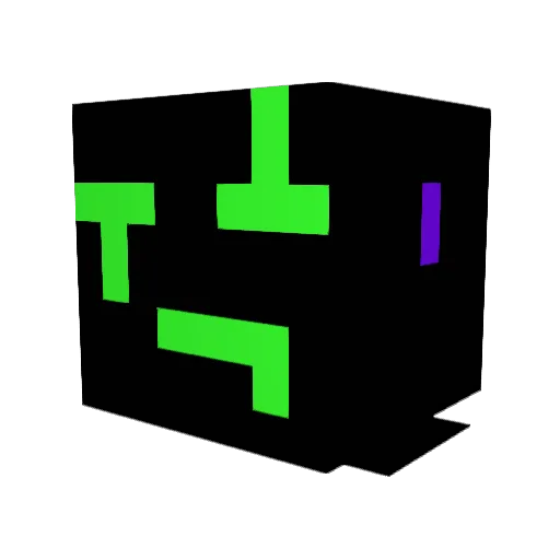 Obneygordon Minecraft avatar head, 3D render