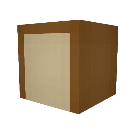 Oboeii Minecraft avatar head, 3D render