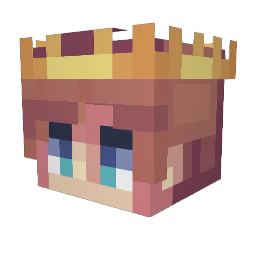 Obondik_GG Minecraft avatar head, 3D render