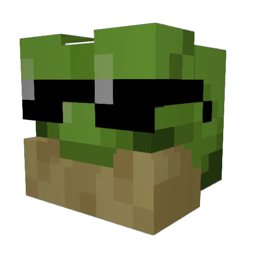 OboyDomineraren Minecraft avatar head, 3D render