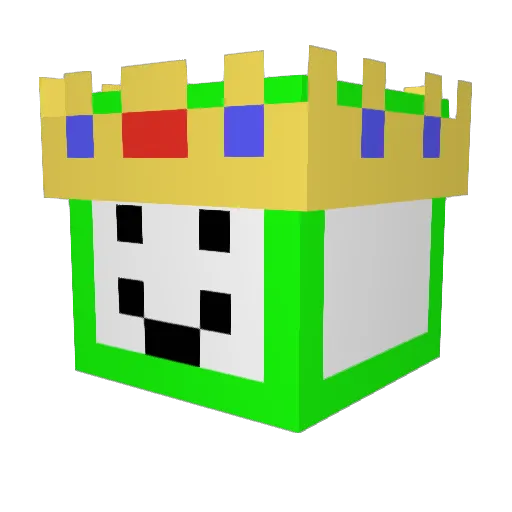 OboyMinttu Minecraft avatar head, 3D render