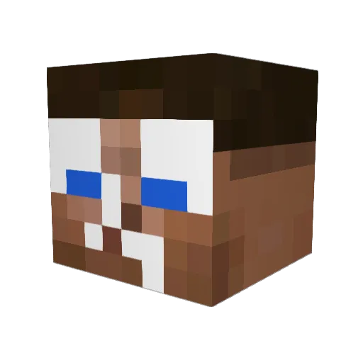 Oboyblandarn Minecraft avatar head, 3D render