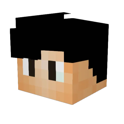 Obrielxx Minecraft avatar head, 3D render
