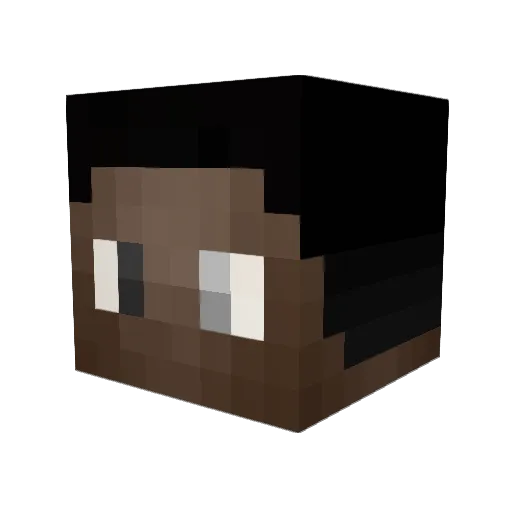 Obsc3ne Minecraft avatar head, 3D render
