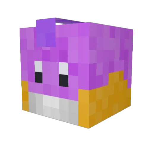 Obscur_arsO Minecraft avatar head, 3D render