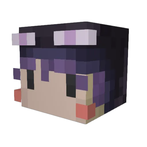 Obscura4421 Minecraft avatar head, 3D render