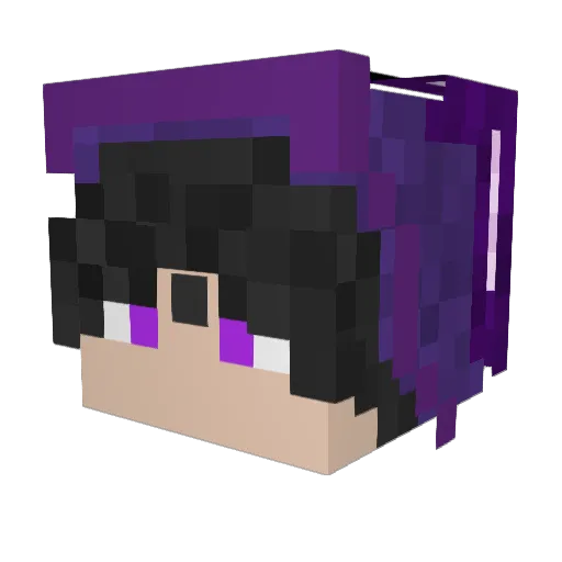 ObscureRabbit Minecraft avatar head, 3D render
