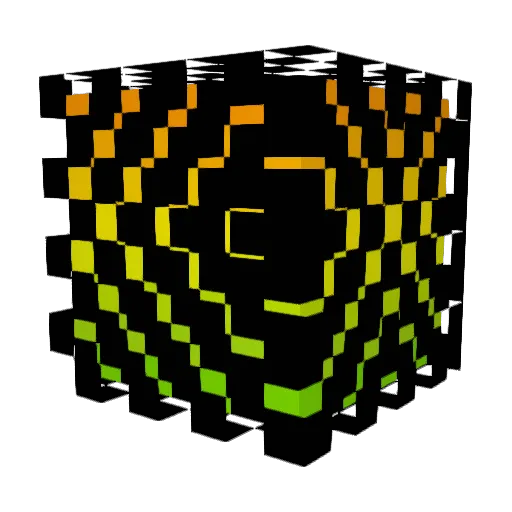 Obscurism Minecraft avatar head, 3D render