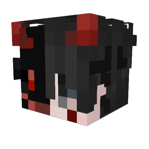 Obscxrs Minecraft avatar head, 3D render