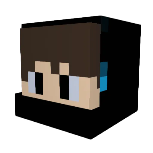 Observer0706 Minecraft avatar head, 3D render