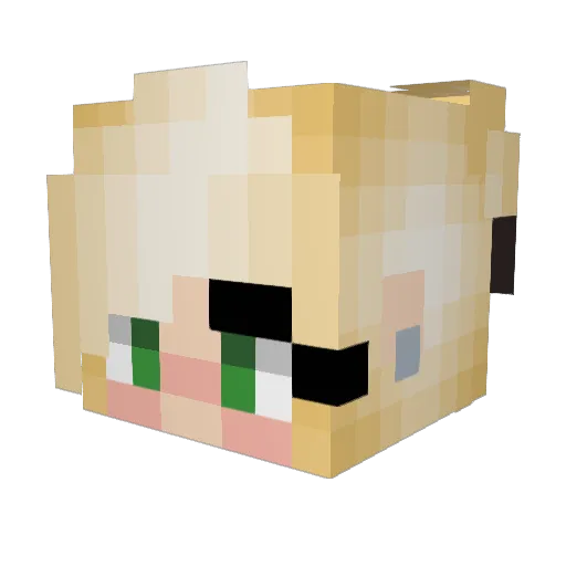ObsessiveLemon Minecraft avatar head, 3D render