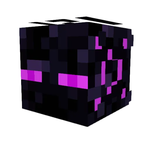 ObsidianMace Minecraft avatar head, 3D render