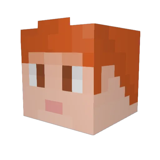 ObsoleteArrow32 Minecraft avatar head, 3D render