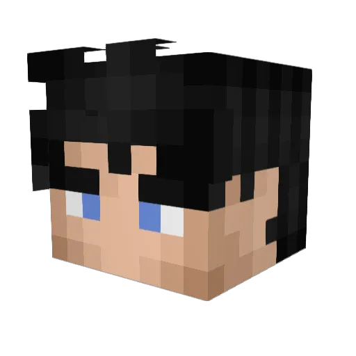 ObsoleteForma Minecraft avatar head, 3D render
