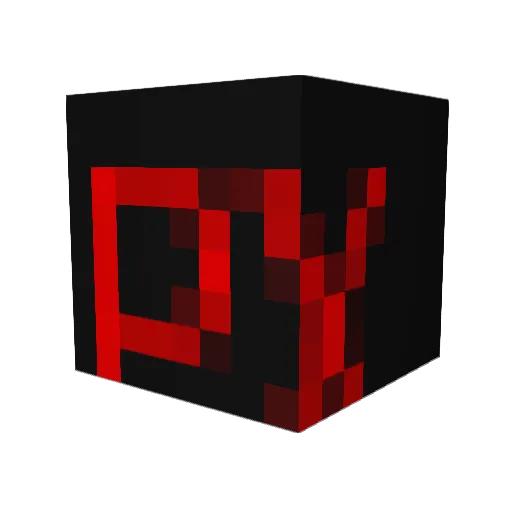 Obsquire Minecraft avatar head, 3D render
