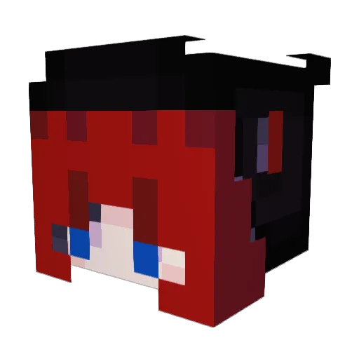 Obsxura90 Minecraft avatar head, 3D render