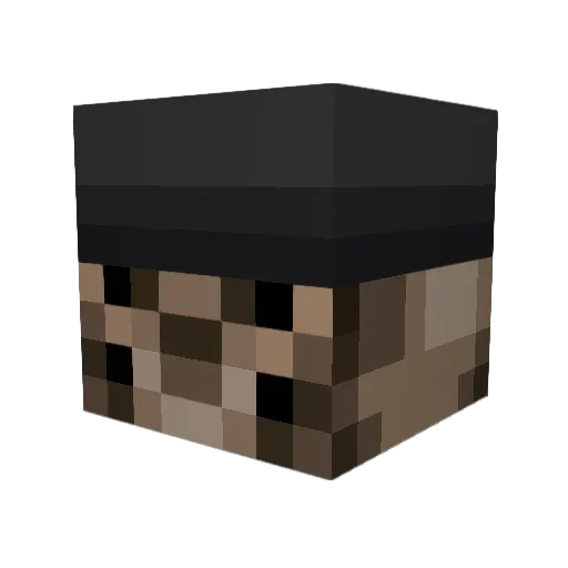 Obtuse_Moose Minecraft avatar head, 3D render