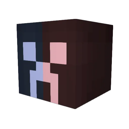 ObviousTim Minecraft avatar head, 3D render