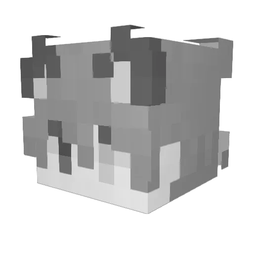 ObviouslyJames Minecraft avatar head, 3D render