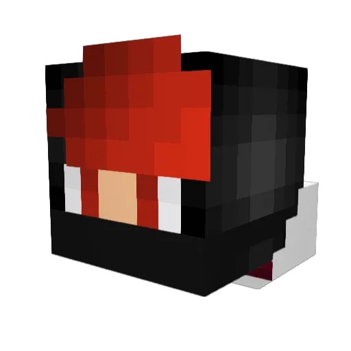 OcTyZ Minecraft avatar head, 3D render