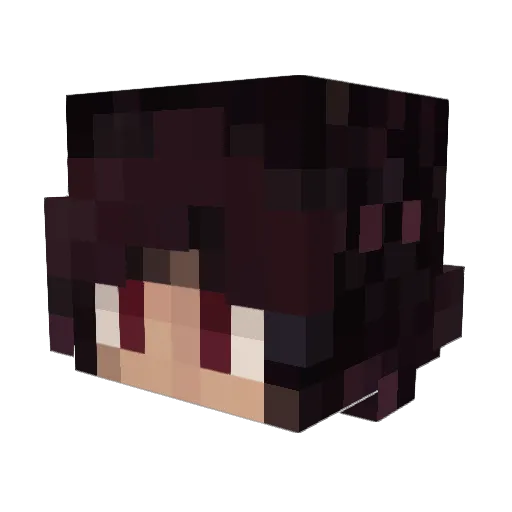 Oca_the_Witch Minecraft avatar head, 3D render