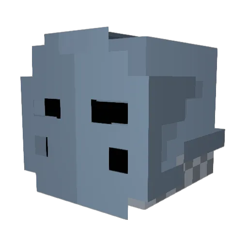 Occidere__ Minecraft avatar head, 3D render