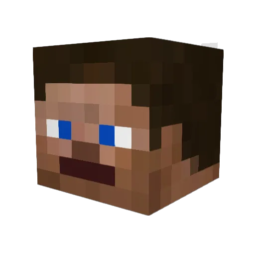 Occideur Minecraft avatar head, 3D render