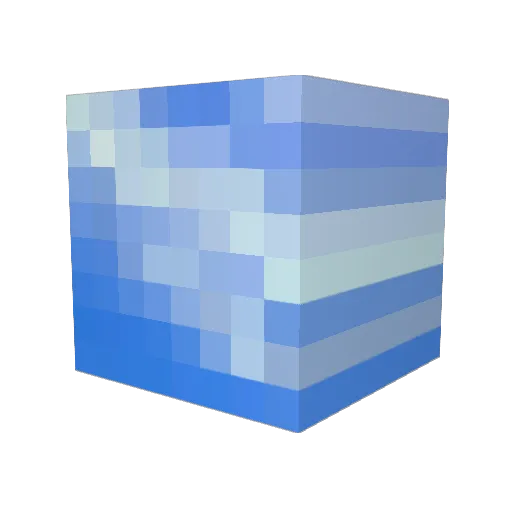 Occulonia Minecraft avatar head, 3D render