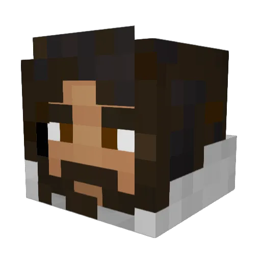 Occuluss_Echo Minecraft avatar head, 3D render