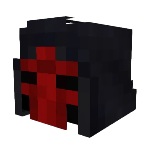 OccuredWolf84 Minecraft avatar head, 3D render