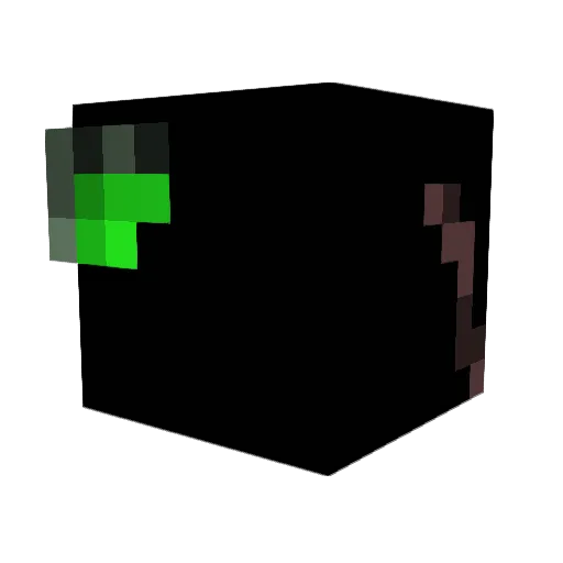 Occursus Minecraft avatar head, 3D render