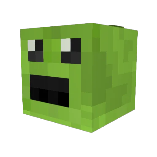Ocean33333 Minecraft avatar head, 3D render