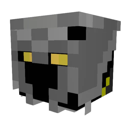 OceanBeat Minecraft avatar head, 3D render