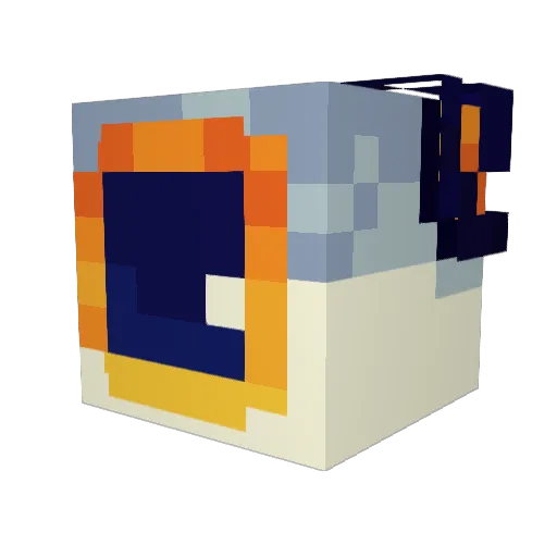 OceanBlues001 Minecraft avatar head, 3D render