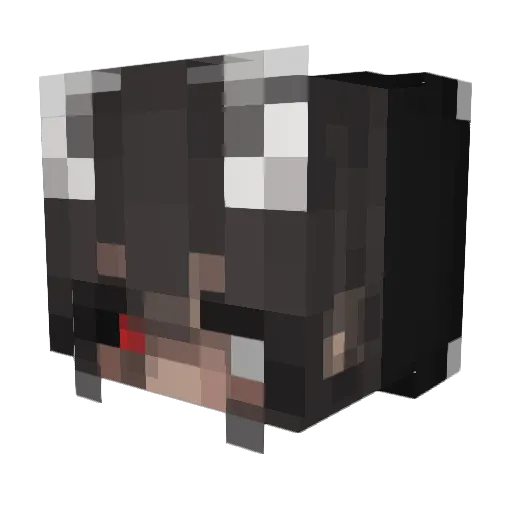 OceanK2KR Minecraft avatar head, 3D render