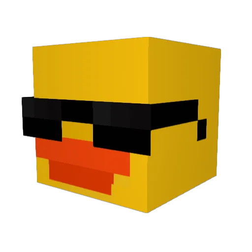 OceanLife52 Minecraft avatar head, 3D render