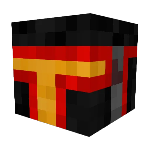 OceanMario Minecraft avatar head, 3D render